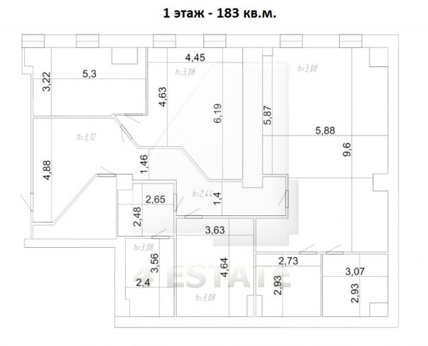 Продажа офисов  в деловом центре «Бейкер Плаза», м.Белорусская.