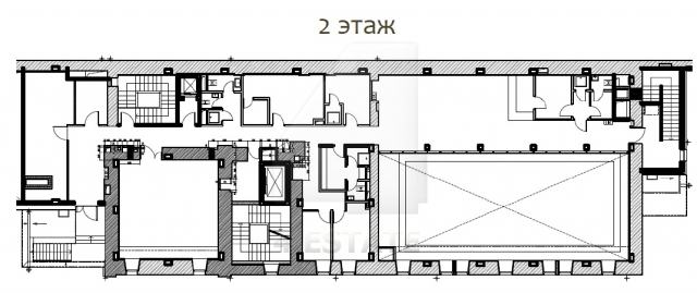 Реконструированный особняк классса А в стиле "Loft", м.Парк культуры.