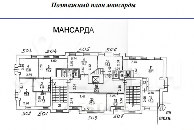 Аренда офисов в особняке класса В, м.Сокольники.