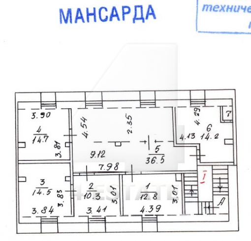 Аренда банковского и офисного помещения в особняке класса В+,  м. Чеховская
