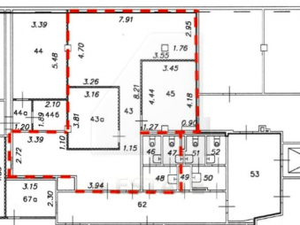 Аренда офисных и торговых помещений, м. Сокол.