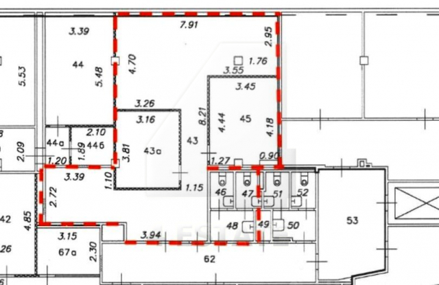 Аренда офисных и торговых помещений, м. Сокол.