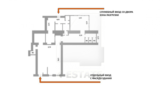 Аренда торгового помещение под общепит, м.Китай-город.