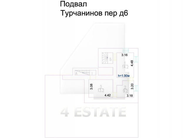Исторический особняк класса В+, м.Парк Культуры.