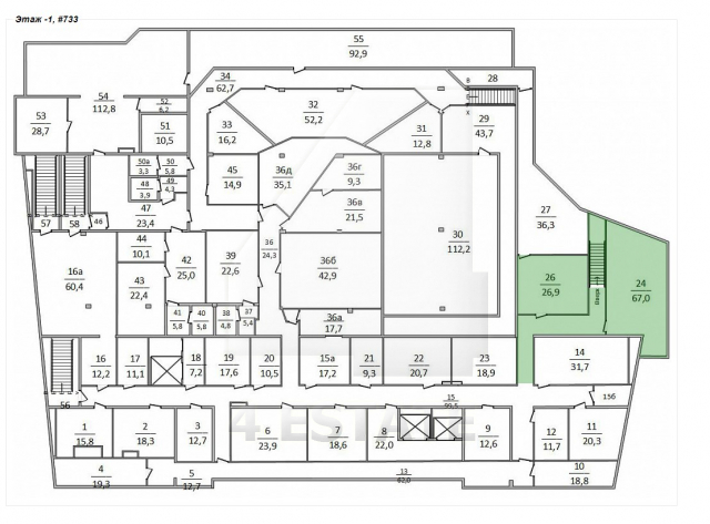 Торговое помещение под общепит, м.Преображенская площадь.