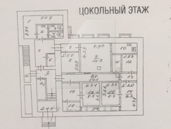 Аренда банковского особняка, м.Фрунзенская.