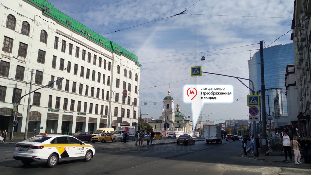 Аренда в бизнес центре класса В+, м.Преображенская площадь.
