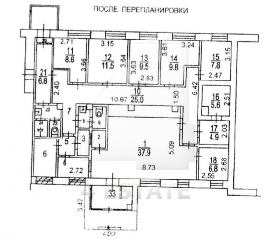 Помещение свободного назначения с отдельным входом(можно банк), м.Кожуховская.