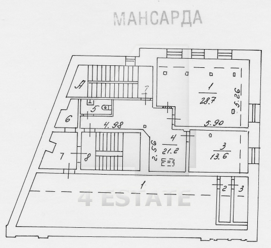 Продажа банковского особняка, м.Добрынинская.