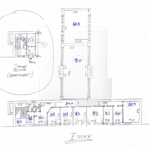 Офис с отдельным входом, м.Фрунзенская.