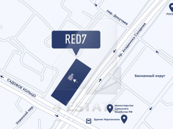 Аренда торговых помещений в элитном ЖК "RED 7", м.Красные ворота.