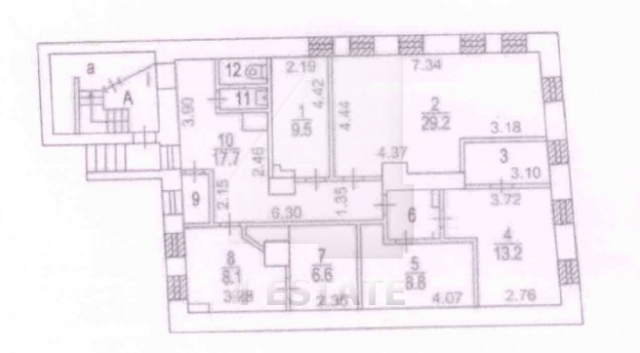 Аренда банковского особняка класса В+, м.Кропоткинская.