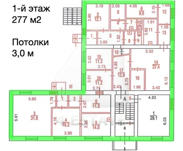 Офисное здание класса В, м.Римская.
