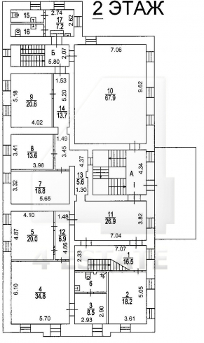 Продажа банковского особняка, м.Парк культуры.
