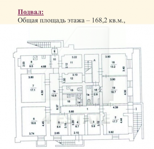 Аренда офиса в презентабельном особняке, м. Полянка.