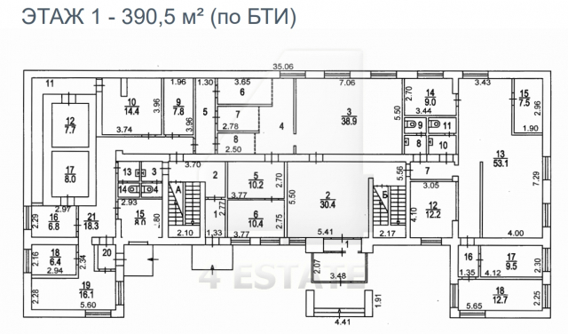 Офисный особняк в аренду, м.Стахановская.