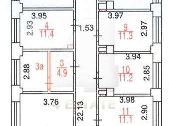 Офисное здание классса В, м. Улица 1905 г.