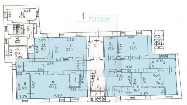 Аренда офиса в презентабельном особняке класса В+, м.Белорусская.