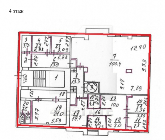 Аренда в офисном здание класса В, м.Волгоградский пр-т.