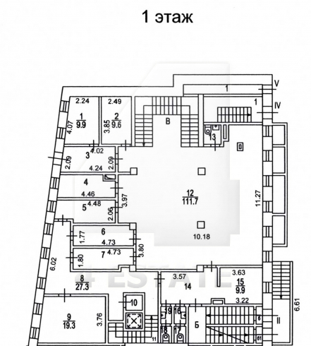 Продажа банковского особняка класса А, м.Третьяковская.