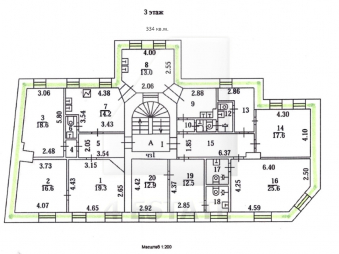 Аренда помещения в особняке класса В+, м.Проспект Мира