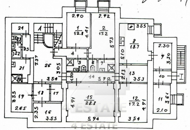 Продажа представительского особняка класса А, м.Добрынинская.