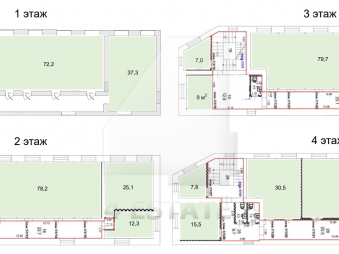 Аренда особняка с ремонтом в стиле Лофт, м.Дмитровская.