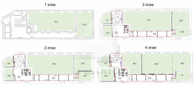 Аренда особняка с ремонтом в стиле Лофт, м.Дмитровская.