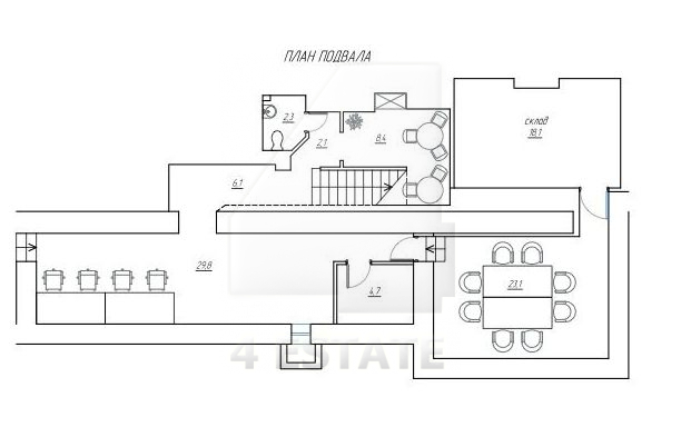 Аренда помещения свободного назначения с отд.входом, м.Менделеевская.