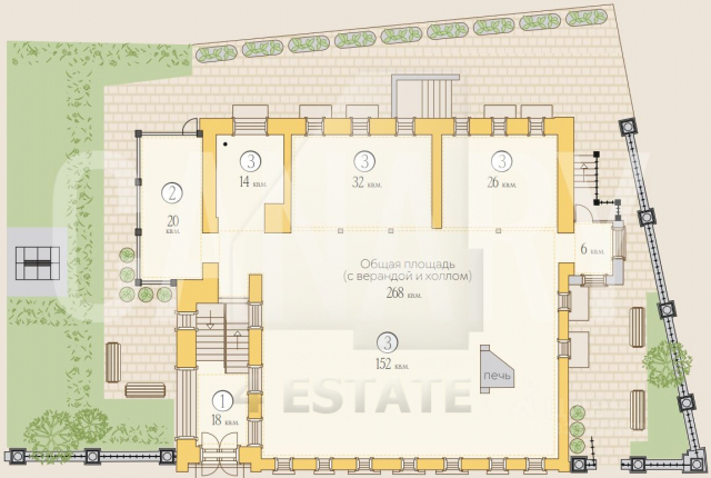 Усадьба "Бурденко12", м. Парк Культуры