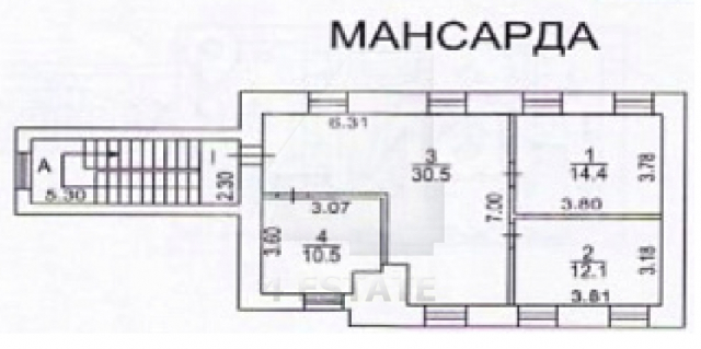 Аренда особняка класса В+, м.Смоленская.