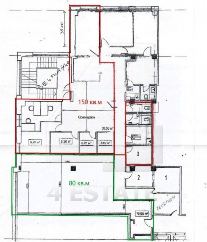 Аренда офиса в бизнес центре А класса, м.Чеховская.