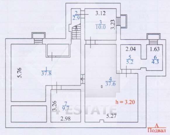 Реконструированный особняк класса А, м.Третьяковская.