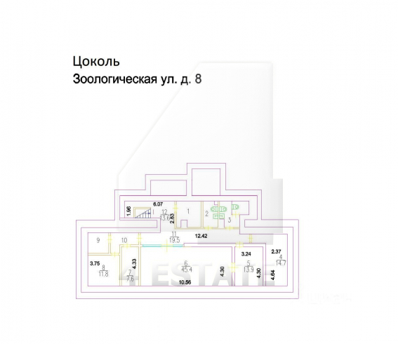 Аренда особняка класса В+, м.Баррикадная