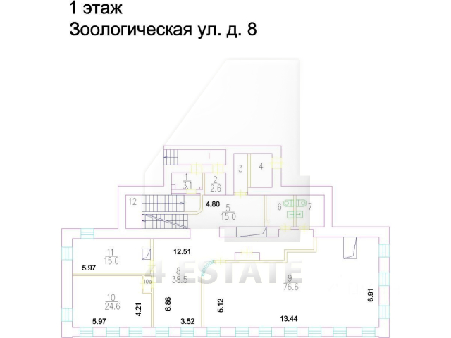 Аренда особняка класса В+, м.Баррикадная