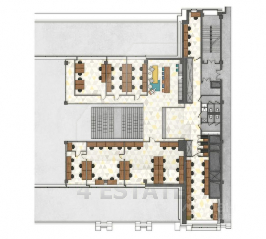 Аренда офисов в бизнес центре класса В+ «Heo Гео», м.Калужская.