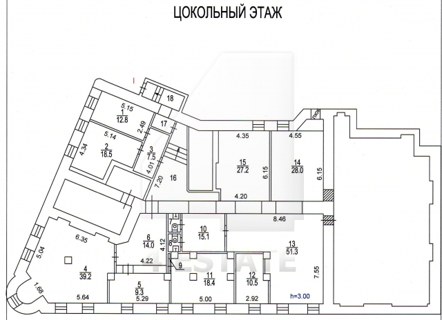 Офисное помещение с отдельным входом, м.Курская.