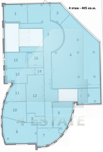 Аренда офиса в бизнес-центре класса А «Олимпик плаза 2»(Olympic Plaza II), м.Проспект Мира.