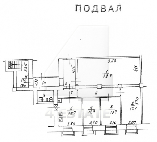 Торговое помещение на первой линии домов, м.Римская.