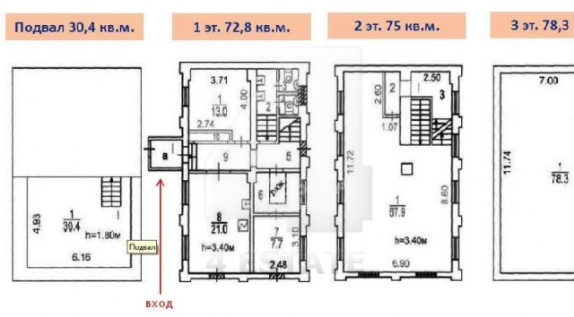 Продажа особняка класса В+, м.Таганская.