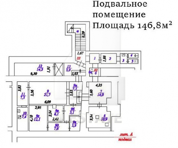 Аренда офисов в бизнес-центре класса В+,  м. Кропоткинская.