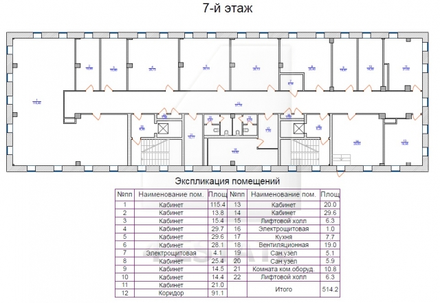 Продажа части  бизнес центра класса В+,  м.Белорусская.