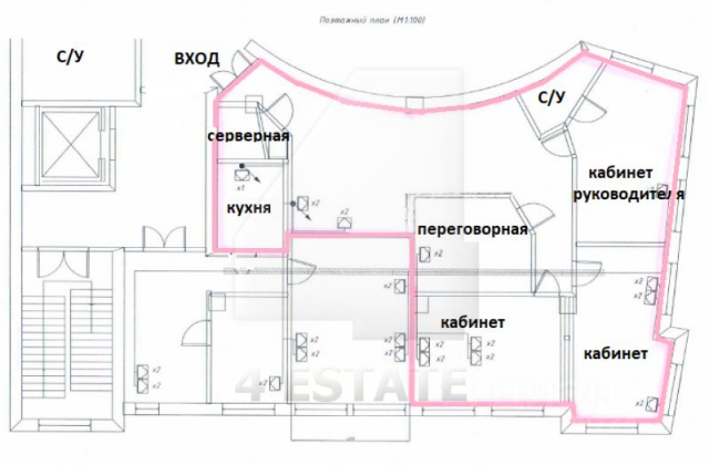 Реконструированный особняк класса А, м.Фрунзенская.