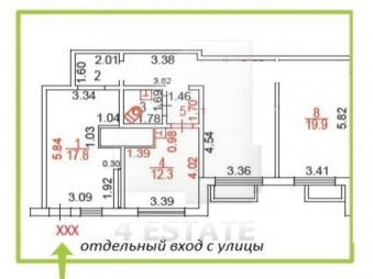Помещение свободного назначения с отд. входом, м.Молодежная.