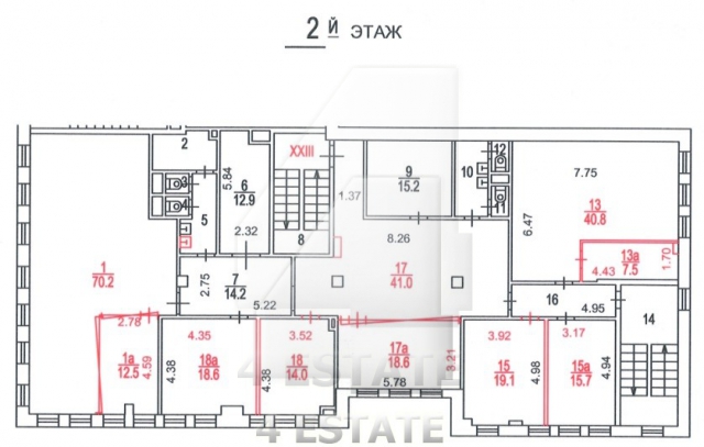 Аренда офисов в презентабельном особняке класса В+, м.Курская.