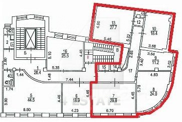 Аренда офиса класса В+, м. Курская.
