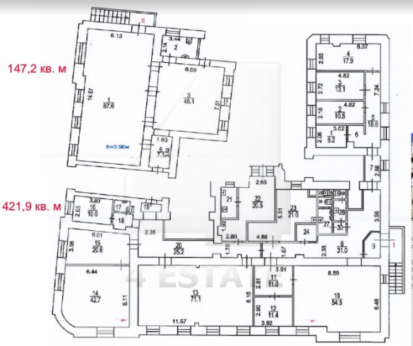 Продажа помещения в жилом доме м.Кропоткинская.