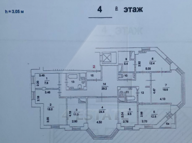 Продажа презентабельного особняка класса В+, м.Трубная.