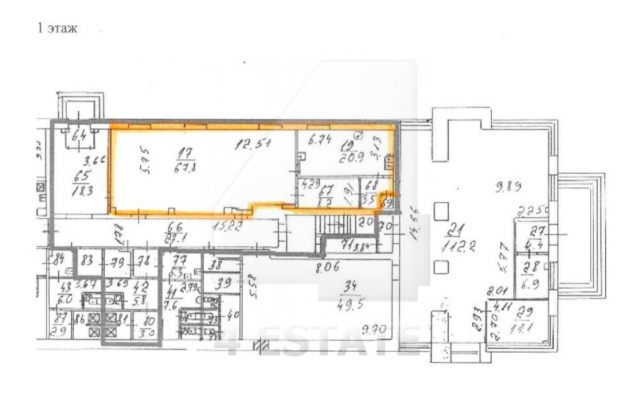 Аренда в офисном здание класса В, м.Волгоградский пр-т.