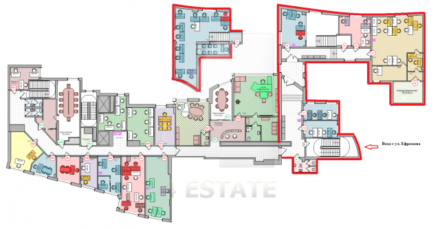 Продажа двухуровневого представительского офиса, м.Фрунзенская.